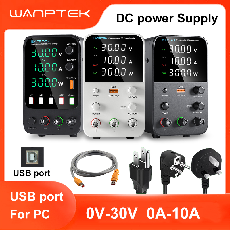 Programmable Dc Power Supply 60V 10A - แหล่งจ่ายไฟสำหรับห้องปฏิบัติการ Wanptek 30V 5A 30V 10A