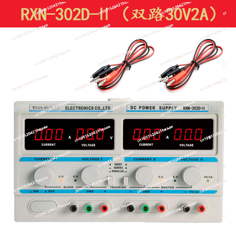 Dual Channel Linear Power Supply 30V 5A - เหมาะสำหรับ -305D-II แหล่งจ่ายไฟแบบเส้นตรงชนิดควบคุมด้วยกระแสตรงสองช่องสัญญาณ พร้อมเอาต์พุตบวกและลบที่ปรับได้ 30V 5A