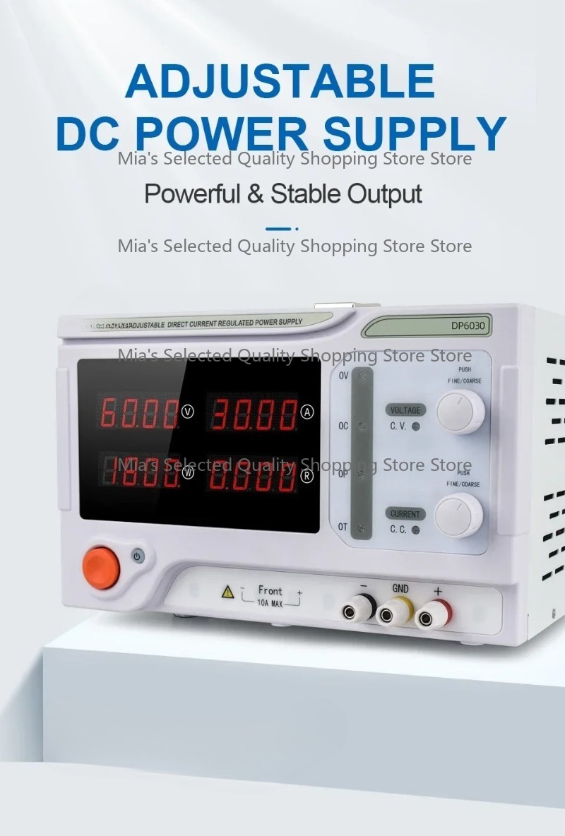High Power 60V 20A Bench Power Supply - แหล่งจ่ายไฟฟ้ากระแสตรงแบบดิจิตอล 1800 วัตต์ 60 โวลต์ 30