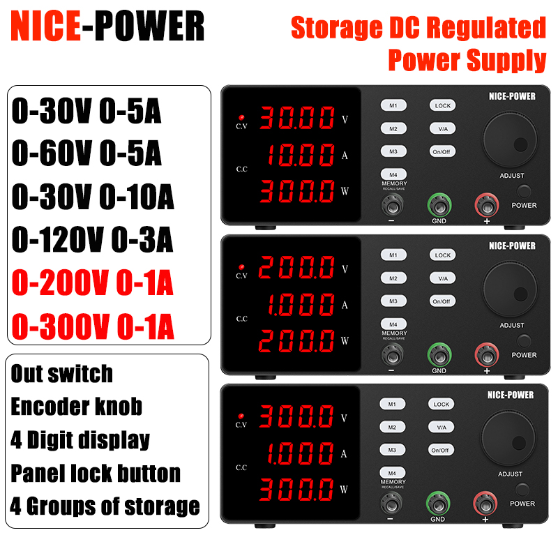 NICE-POWER 200V/300V 1A แหล่งจ - Switching Dc Power Supply 300V 1A บทวิจารณ์และราคา
