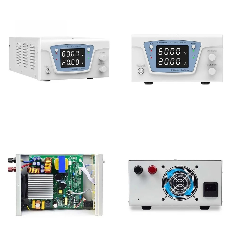 แหล่งจ่ายไฟ DC แบบจอแสดงผลคู่  - High Power 60V 20A Bench Power Supply บทวิจารณ์และราคา