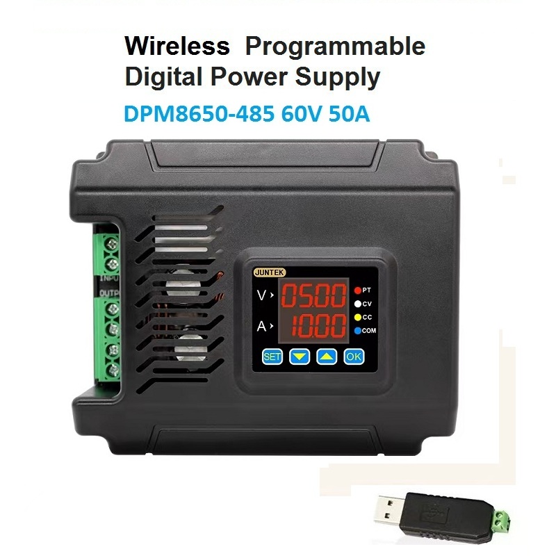JUNTEK DPM8650 60V 50A 485โวลต - Programmable Dc Power Supply 60V 10A บทวิจารณ์และราคา